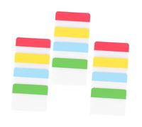 LOPUNER 3 Sets Reusable Sticky Index Tabs Flags Colored Page Markers Writable Text Highlighter Strips for Books Binders Office and School Organization