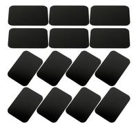 LOPUNER 30Pcs Black Matte Metal Plates 45X65Mm for Car Phone Mounts, Universal Cell Phone Holder Compatible with Smartphones and Car Cup Holders