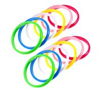LOPUNER 36pcs Plastic Candy Color Bangles Boys and Girls Play Bracelets and Women’s Chunky Wrist Bands for 80s 90s Costume Party Accessories