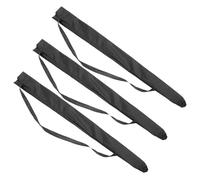 LOPUNER 3pcs Black Umbrella Storage Bags with Adjustable Shoulder Strap, Water-absorbent Polyester Pouch for Umbrella Protection and Dust Prevention, for Rainy Days and Outdoor Use