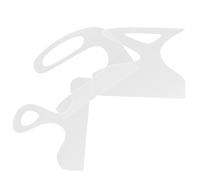 LOPUNER 3Pcs Clear Acrylic Cutting Board Handle Templates Chopping Board Stencil Tracing Tool for Kitchen Efficiency and Precise Curved Handle Cutting