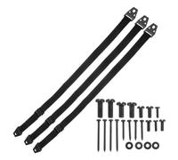 LOPUNER 3Pcs Fall Tv Straps Multi Function Furniture Safety Straps for Earthquake Protection Easy Installation Secure Furniture Wall Anchors Versatile Use for Tvs Cabinets and More