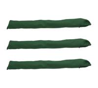 LOPUNER 3pcs Long Canvas Flood Prevention Sandbags with Elastic Band Pre-filled Water Tube Flood Barrier for Exterior Doors and Area Requiring Control