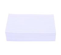 LOPUNER 400pcs Study Cards with Horizontal Lines - 4.9x3 Inch Ruled Flashcards for Learning and Exam Prep - Index Cards Lined Note Paper Office Supplies