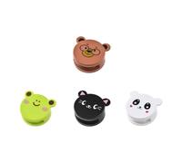 LOPUNER 4pcs Cartoon Punching-Free Towel Clips Wall-Mounted Bathroom and Kitchen Storage Holders Multi-Color Bath Towel Racks and Organizing Space