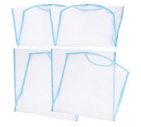 LOPUNER 4pcs Hanging Mesh Drying Rack with Fine Mesh Design for Vegetables and Dried Goods Large Capacity Three-layer Organizer for Garden and Home Use