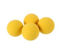 LOPUNER 4pcs High Visibility Yellow Rubber Balls for Rebound Training Portable Sports Balls for Skill Development Optimized Bounce for Bouncing Practice and Sports Games