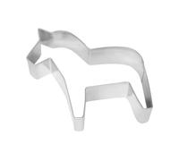 LOPUNER 4Pcs Horse Shape Cookie Mould Set with Carousel Animal Design, Baking Tools for Biscuits and Fruit Cutting, Home Kitchen Baking Accessories