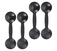 LOPUNER 4pcs Lightweight Black Pp Eye Occluder Set for Kids Eye Exams Safe and Reliable Optometry Equipment Portable Care Tool for Orthoptists and Pediatric Use