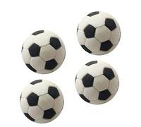 LOPUNER 4pcs Mini Soccer Ball Decorations Lightweight Dollhouse Ornaments for Layouts and Home Decor Miniature Models for Playtime