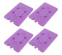 LOPUNER 4pcs Portable Ice Packs for Cooler and Lunch Box, 200ml Pe Material with Universal Compatibility and Compact Structure, for Office and Picnic Use