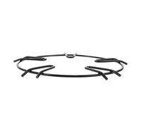 LOPUNER 5-ear Cast Iron Gas Stove Wok Stand, Heavy Duty Cooktop Support Bracket for Small Pots, Universal Gas Cooker Accessory Suitable for Kitchen Stove Burner