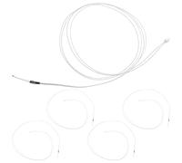 LOPUNER 5pcs K Type Thermocouple Temperature Probes for 3d Printer and Heated Bed, Rapid Response Plastic Sensors with Wiring, Wide Compatibility for Accurate Temperature Sensing