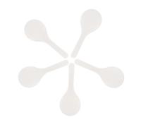 LOPUNER 5pcs Mini Rice Serving Spoons Realistic Miniature Kitchen Utensils for Dollhouse Decor Pretend Play Accessories for Creative Role Playing and Display