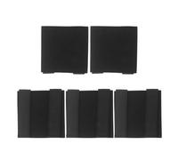 LOPUNER 5pcs Tactical Molle Patch Plate, Badge Display Panel, Small Nylon Hook and Loop Webbing Patch Holder Molle Panel for Outdoor Equipment 4" X 4"