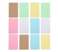 LOPUNER 600pcs Revision Cards: Blank Flash Cards - Double Sided Colored Cardstock - Pocket Size Study Cardstock for Vocabulary Learning and Classroom Supplies