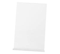 LOPUNER 6Pcs Acrylic Desktop Photo Racks Transparent Poster Holders Sturdy Certificate Supports Octagonal Practical Sign Display Stands for Office Restaurant