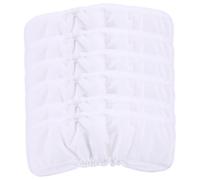 LOPUNER 6pcs Bamboo Fiber Diaper Inserts Washable Reusable Liners for Cloth Diapers
