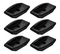 LOPUNER 6pcs Dumbbell Storage Holder Dumbbell Rack Pp Black Strong Bearing Capacity Wear-resistant Living Room Indoor Exercise