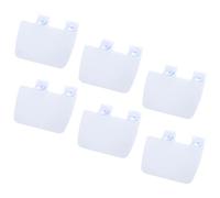 LOPUNER 6pcs Kitchen Sink Water Splash Guards with Strong Suction Cups Splash Shield for Bathroom and Kitchen Water Board Protector to Prevent Clothes Staining and Floor Wetting