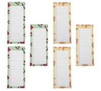 LOPUNER 6pcs Meal Plan Grocery List Magnetic Notepad Refrigerator To Do List Weekly Menu Planner Organizer Memo Pad For Shopping Fridge Kitchen Mother Girlfriend