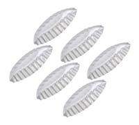 LOPUNER 6Pcs Small Anodized Aluminum Alloy Ship-Shaped Tart Baking Mold Set, Creative Non-Stick Cake Pans for Home Bakeware, Dessert and Birthday Party Baking