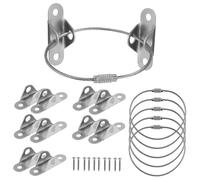 LOPUNER 6sets Falling Fixators Furniture Straps Bookshelf Wall Anchor Secure Furniture to Wall Boy Girl Safety Earthquake Straps