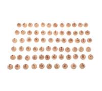 LOPUNER 75pcs Solid Wood Lottery Balls Bingo Accessories Numbered Balls for Decorations Bingo Game Night Party Supplies