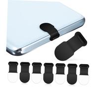 LOPUNER 8 Pcs USB C Dust Plugs Type C Port Covers for Phones Ultra-thin Lightweight Design with Strong Adhesive Protect Usb-c Charging Ports From Dirt and Lint Compatible
