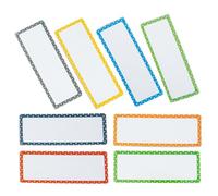 LOPUNER 8pcs Magnetic Name Tags with Eva Material Easy to Write and Erase Magnetic Back for Classroom Management and Market Use for Whiteboard and Office Labels