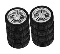 LOPUNER 8pcs Toy Wheels for Diy Car Models for Craft Projects Trucks and Educational Toys Enhances Boy Girl Cognitive Skills and Creativity
