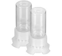 LOPUNER Ant Water Feeder Portable 2pcs Glass Water Bowls 5ml Capacity for Ant Colony Feeding Does Not Need to Open the Box