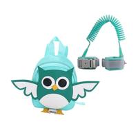 LOPUNER Anti-Lost Mini Backpack Safety Walking Bag for Kids Boys Girls with Cartoon Owl Pattern 1.5m Leash Strap Two-in-one Design Travel Safety Harness for Toddlers Preschool