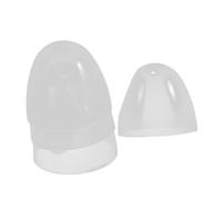 LOPUNER Baby Bottle Caps Baby Bottle Supply for Toddlers Sturdy Plastic Dome Cap Dust Cover Easy-to-Use Sealing Lid for Daily Use Parents with Newborns 4 Pcs
