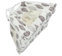 LOPUNER Bed Wire Iron Cage Parrot Nest and Sleeping Hanging Cloth
