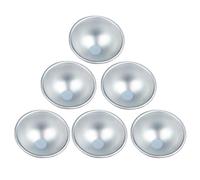 LOPUNER Cake Mold Set Uniform Baking Aluminium Alloy 6pcs and Easy to Demould for Pudding Cake Baking for Home Kitchen