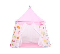 LOPUNER Cloth Playing Tent Pink Cartoon Castle Animal World - Indoor Outdoor Playhouse Game House Tent for
