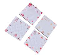LOPUNER Compact Memo Pads 4 Books 80 Sheets Each, Portable Paper Note Pads Featuring Creative Design, Arbitrarily Pasted on Desk Surfaces or Posted on Wall, for Teachers and Office Staff