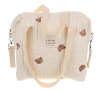 LOPUNER Cute Large Capacity Diaper Bag Multifunctional Diaper Organizer for Travel Sturdy Tote for Wipes Bottles Essentials for Moms The Go