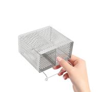 LOPUNER Cutlery Drainer and Hooks Hanging Stainless Steel Rectangular with Double Compartments for Kitchen Tableware Drying and Ventilation , Wall-mounted Utensil Holder for Organized