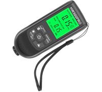 LOPUNER Digital Paint Thickness Gauge 0-2000Um Range Ultra-Precise 1Μm Resolution Coating Thickness Meter for Car Paint Measurement Black Portable for Automotive Use