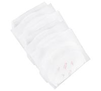 LOPUNER Disposable Non-Woven Fabric for Nursing Pads, Breastfeeding Mothers Leakproof 50pcs White Breastfeeding Pads 3D Three-Dimensional Fit and Dry Impermeable Design