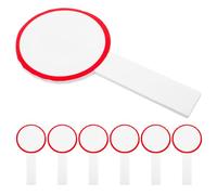 LOPUNER Double Sided Dry Erase Scoreboards 6Pcs Handheld Waterproof Paddles with Rounded Edges for Judges and Classroom Activities