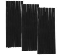 LOPUNER Elastic Band Soft and Comfortable Flat Black for Sewing 3pcs 11 Yards X 0.6cm High Elasticity Cord with Smooth Surface Stretchable Waistband for Clothing and DIY Crafts