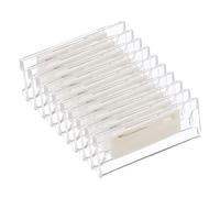 LOPUNER Employee Badge Holders 10Pcs Name Tag Cases with Pin Clip for School and Corporate Use