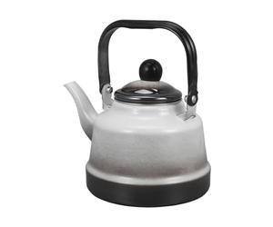 LOPUNER Enamel Ancient Bell Kettle Stove Top Kettle for Boiling Water Tea Serving Pot Retro Design for Kitchen Use