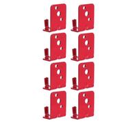 LOPUNER Fire Extinguisher Wall Mount Bracket 8pcs Made of Carbon Steel with Reinforced Construction , Compact Wall-Hugging Structure , Easy Installation , Prevents Falling , for Workshop