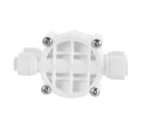 LOPUNER Four Way Auto Shut Off Valve with Precision Sealing Components 4 Inch Quick Connector Easy Installation and Removal Replacement for Reverse Osmosis Water Purifier Systems