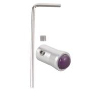 LOPUNER Healing Tuning Fork 12mm with Amethyst Crystal Base for Meditation and Wellness Scenarios Targeted at Yoga and Spiritual Relaxation