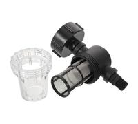 LOPUNER IBC Tote Tank Filter Adapter with Leak-Proof Design and Wide Compatibility, Plastic IBC Water Filter Fitting S60x6 to 1/2in for Rainwater Tanks in Garden Irrigation and Industrial